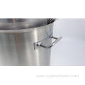 Stainless steel beer barrel with leakproof lid